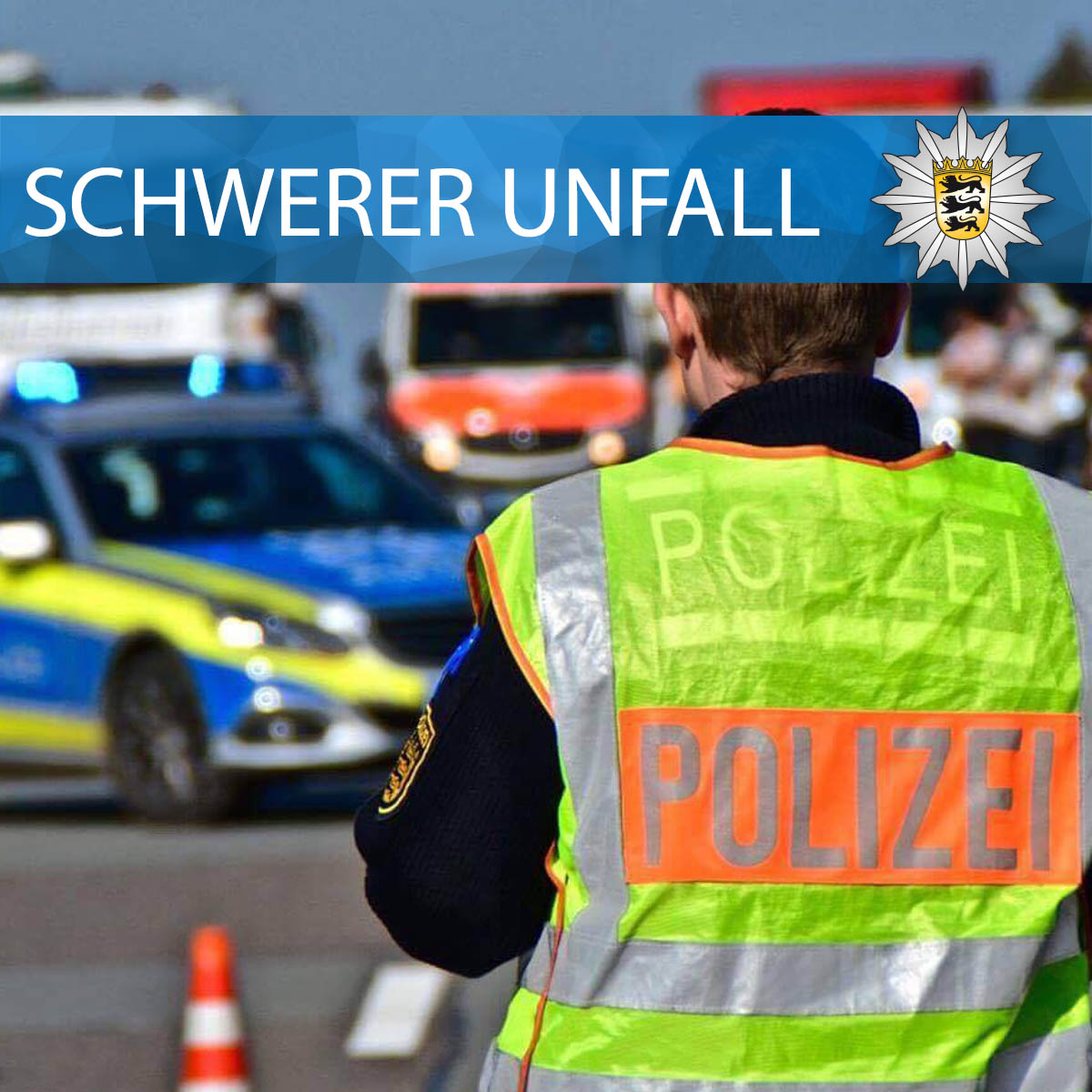 PolizeiHN's tweet photo. Schwerer Unfall zwischen #Stebbach und #Richen, Kreis #Heilbronn. Rettungskräfte und Polizei im Einsatz. Näheres derzeit noch nicht bekannt. (*fb) https://t.co/7XcskUrj2F