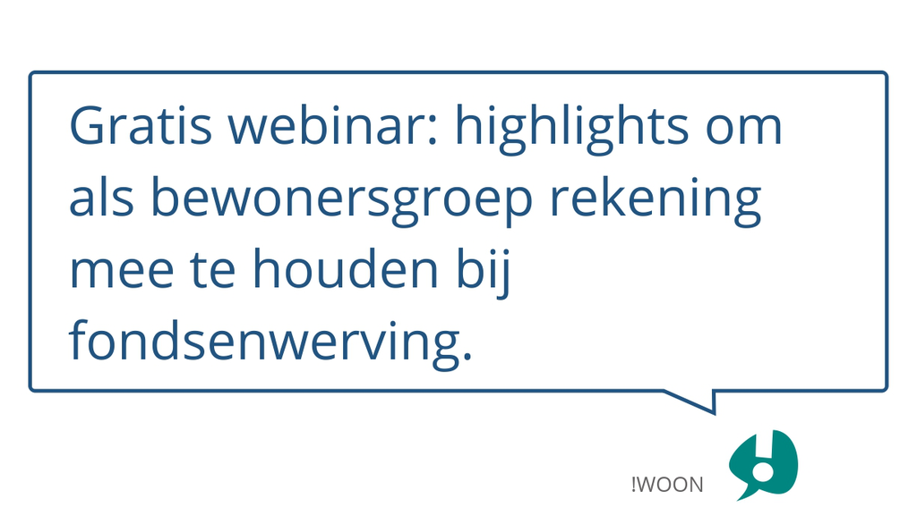 RT <a href="/stichtingwoon/">!WOON</a>: Webinar: fondsenwerving voor bewonersgroepen: di 4 augustus 19.30 - 20.30. Deelname gratis. lttr.ai/UOIa

#fondsenwerving #bewoners