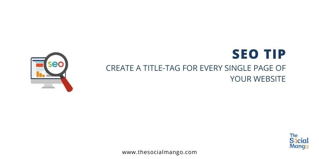 TheSocialMango's tweet photo. A title tag describes what your domain is all about. This is one short sentence in which you can describe your online space.

#TheSocialMango #MangoTalks #SEO #DigitalMarketing https://t.co/qFT2pAjaGn