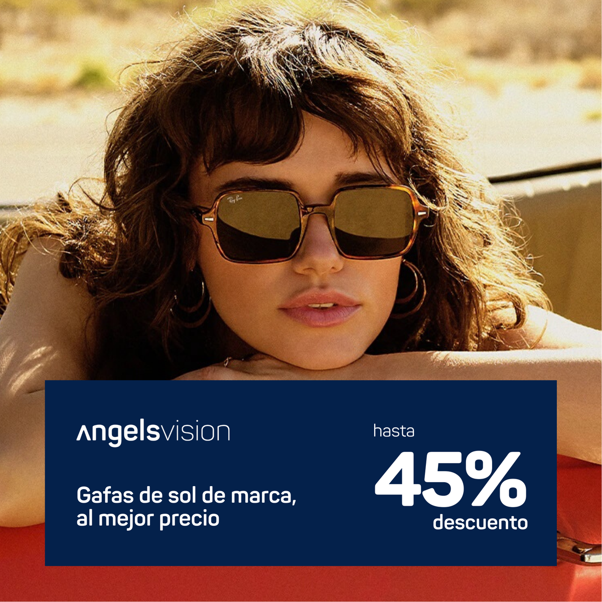 angelsvisionco's tweet photo. ¿A qué estás esperando? 😜 Consigue tus gafas de sol de marca con hasta un 45% de descuento. ¡En todas nuestras tiendas físicas y en https://t.co/pE70FxMBZk! 😎💥

#AngelsVision #GafasdeSol #ViveTuVerano #PrimerasMarcas #RayBanSunglasses https://t.co/c1ZJZTIGAE