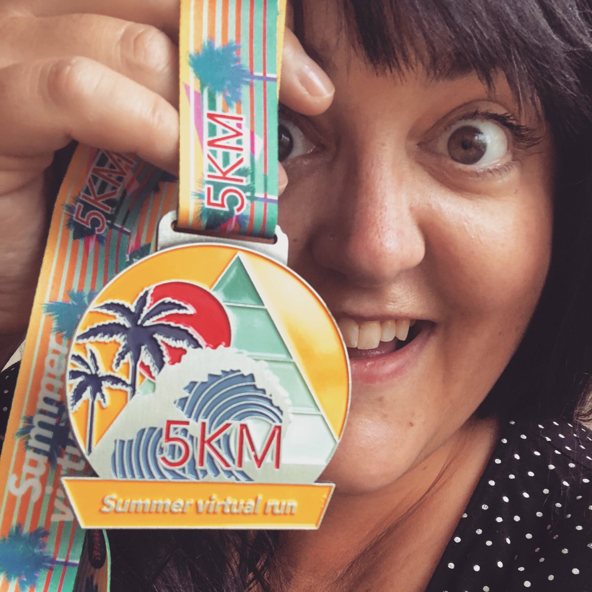 crazycrohny's tweet photo. My first medal 🏅 @VirtualRunnerUK https://t.co/ibxmbObrjg