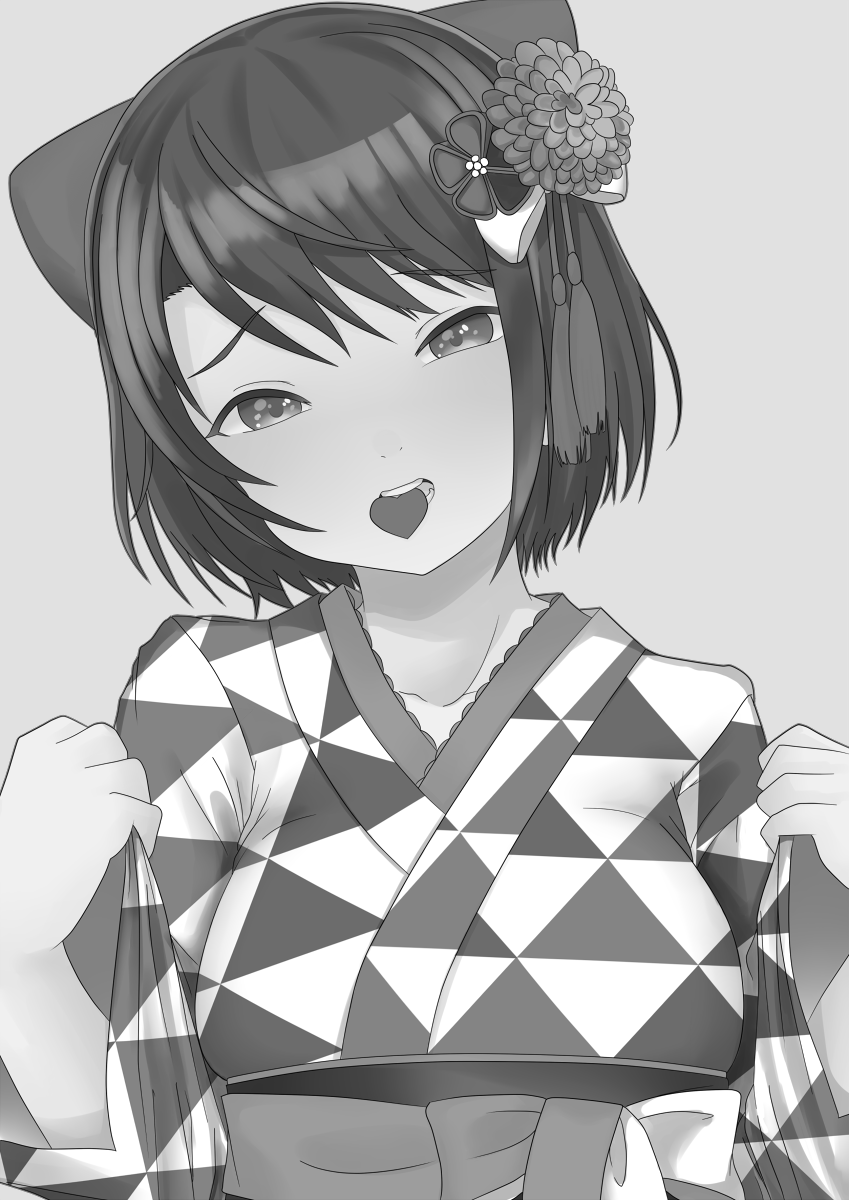 #絵をモノクロにするとかっこいい
ついでにモノクロ 