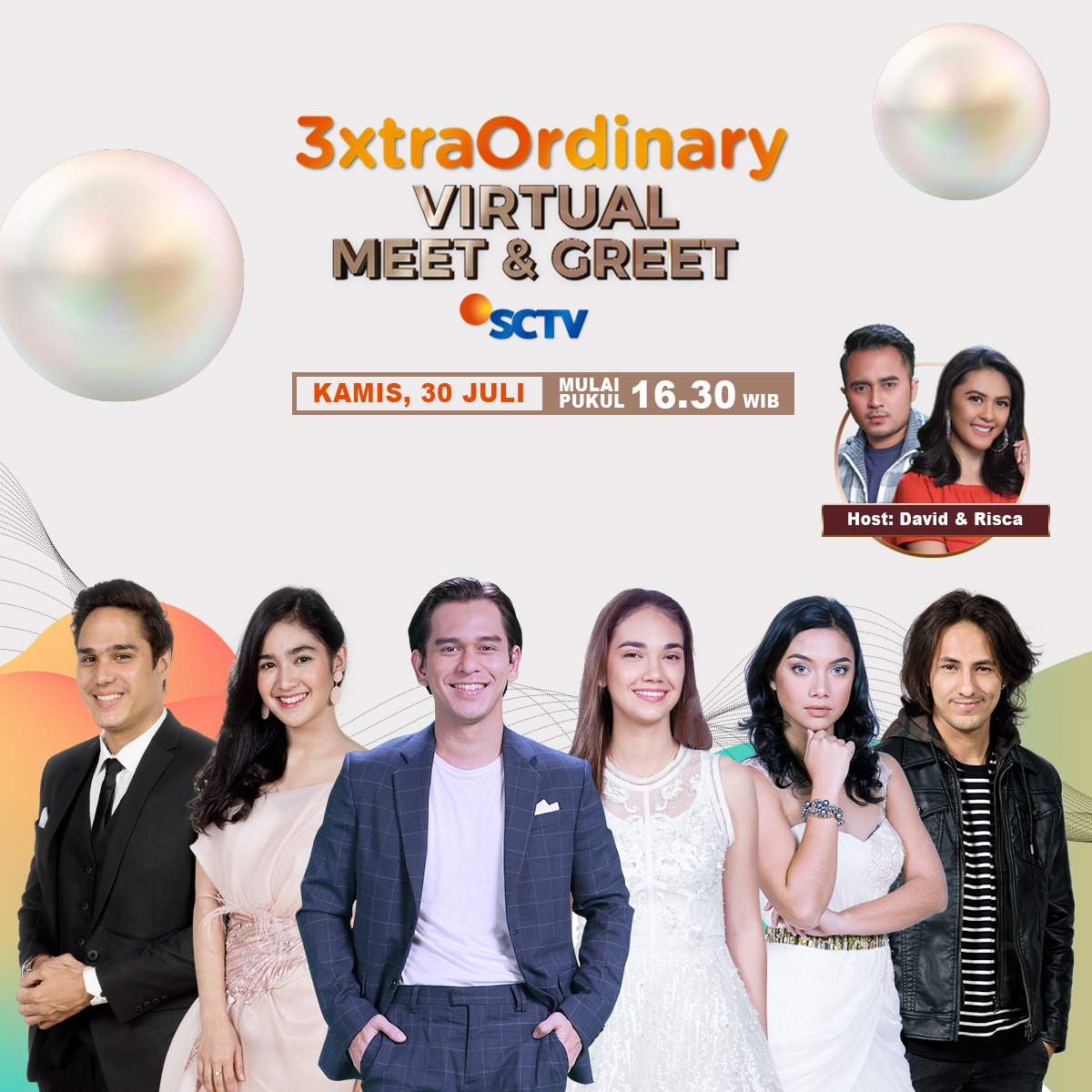 SCTV's tweet photo. PANGGILAN KEPADA WARGA YOGYAKARTA!
Mau ketemu sama Bucin dan Kusut kesayangan kita semua via Zoom?
Yuk, daftarkan dirimu sekarang dengan cara klik https://t.co/pdnb0I3L91 dan jumpa idola #3xtra0rdinary #VirtualMnGSCTV Samudra Cinta! 🤗💙 https://t.co/SZjbiUlcNK