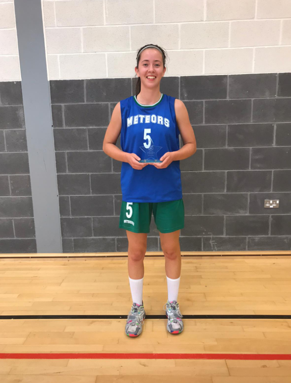 meteorsbb's tweet photo. Club Young Person of the Year Award went to a very worthy Sinéad Keane. 
Congratulations Sinéad, well deserve 👏

#basketball #BasketballIreland #MeteorsBasketball #20x20 #CantSeeCantBe https://t.co/6XQLKdjgIn