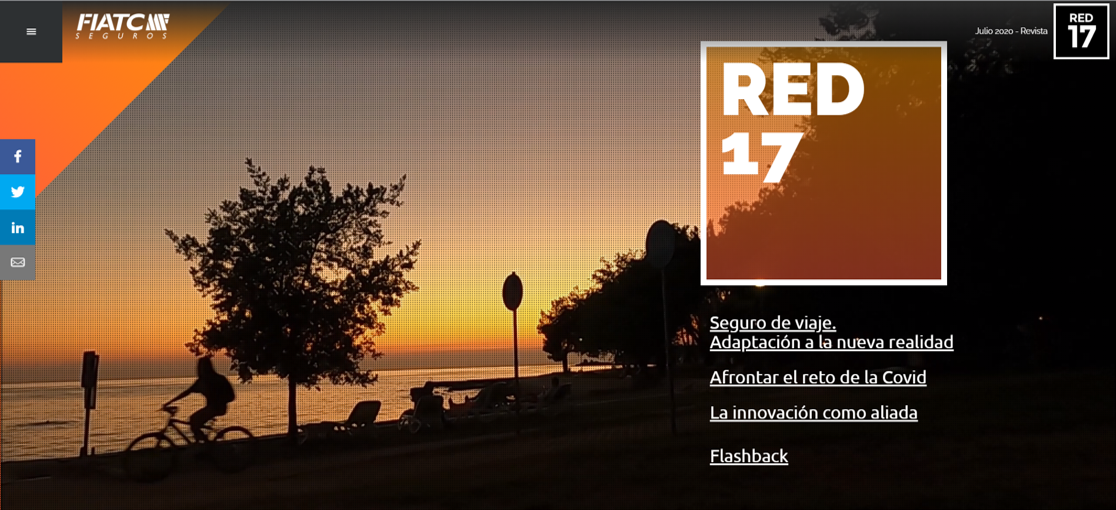 FIATCseguros's tweet photo. En el nuevo número de la Revista RED te explicamos cómo estamos afrontando el reto de la Covid, con innovación en productos y herramientas: CiberFIATC, mejoras en el Seguro de Viaje, Videoperitación... 👉 https://t.co/QuPR5nL0k1 #RevistaRED #másquenuncaCONTIGO https://t.co/HDJwNkEnRx
