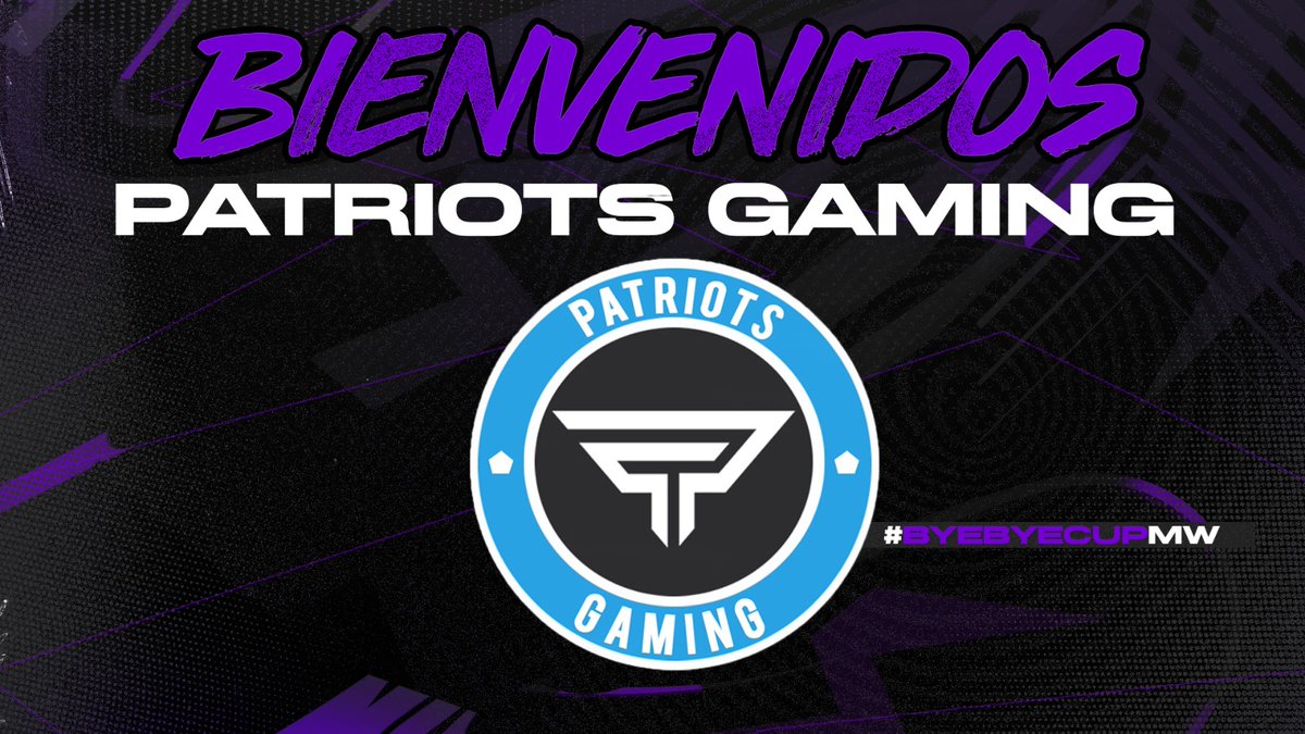 EspectroEC's tweet photo. Nuestra #ByeByeCup empieza a coger color... 😊

Aquí os presentamos al primer equipo apuntado, ellos són @PatriotsGaming_. 👀

¿Podrán los azules llevarse el torneo? 🤔

⚠️ Os dejamos también el Twitter de la competición, donde puedes seguir toda la actualidad. @byebyecup. ⚠️ https://t.co/ca27nsBeEP
