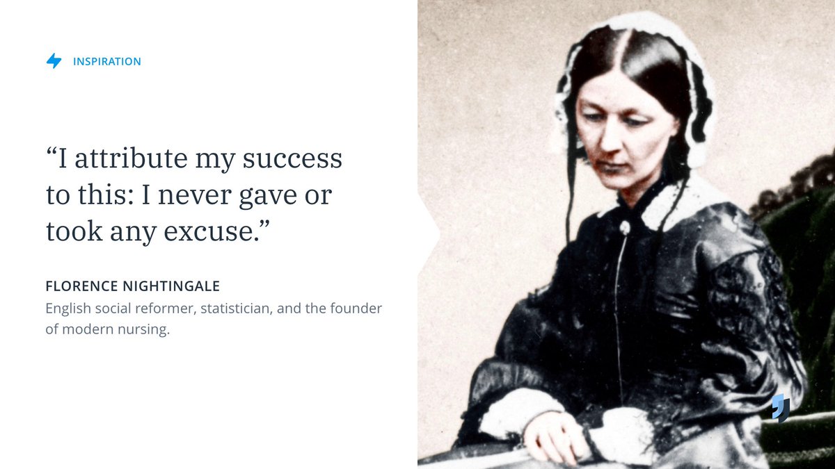 SmallTalkHQ's tweet photo. 👩‍⚕️
Discover something new everyday with #smalltalkapp
#inspiration #motivation #quotes #success #inspirationalquotes #motivationalquotes #mindset #florencenightinggale https://t.co/nqROckQxwo