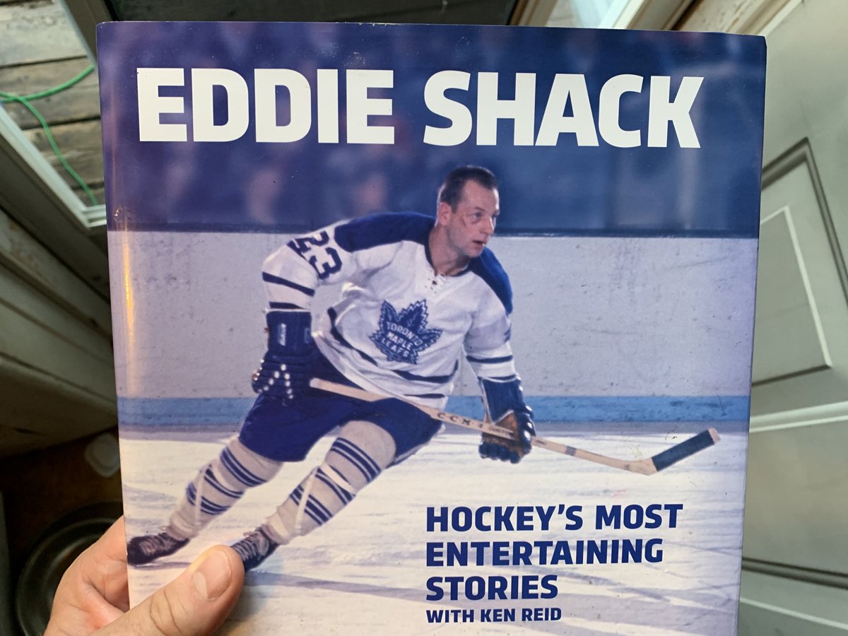 erikjwhite's tweet image. Remembering #EddieShack today by leafing through the book he put out last year. Includes some great stories from #sudbury, including lying his way to a drivers license at 13 and losing it after a hwy17 joy ride... and getting into fights with miners during a summer job at Inco