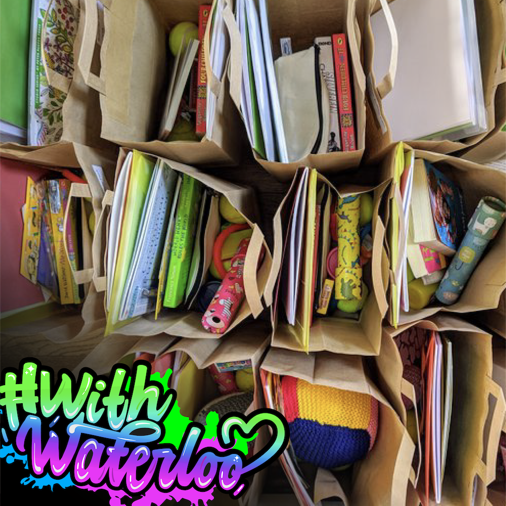 WeAreWaterlooUK's tweet photo. Summer holiday saviours! The brilliant @GiveFood_org_uk has been compiling activity packs for the #SouthLondon Food Bank Warehouse, so that underprivileged children have something fun and creative to do when school breaks up #WithWaterloo @WaterlooFB https://t.co/T5DbJKF9Yu