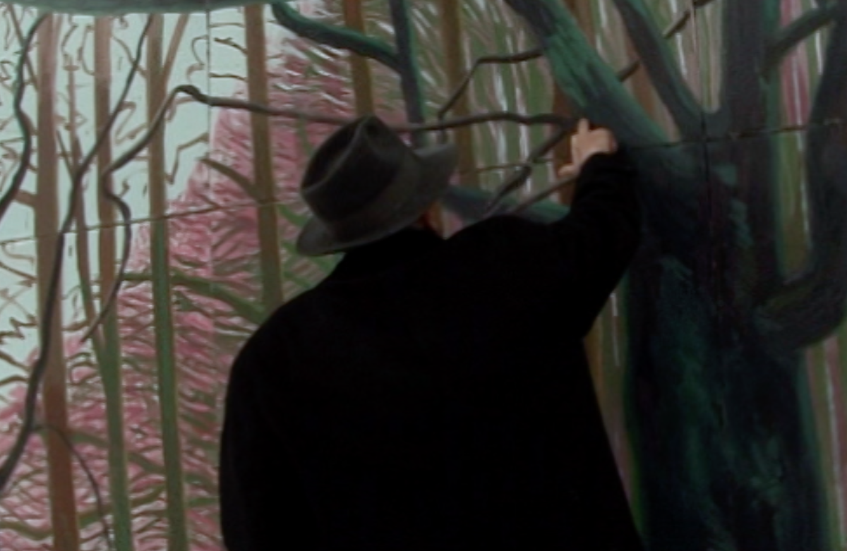 HockneyUnlocked's tweet photo. Among the succession of visitors David had invited to a rented warehouse in Bridlington, to preview 'Bigger Trees near Warter' before its official unveiling at The Royal Academy’s 2007 Summer Show, were four headmistresses from his home town of Bradford. https://t.co/Pw866ddj8R https://t.co/Jkvv1UA7tl