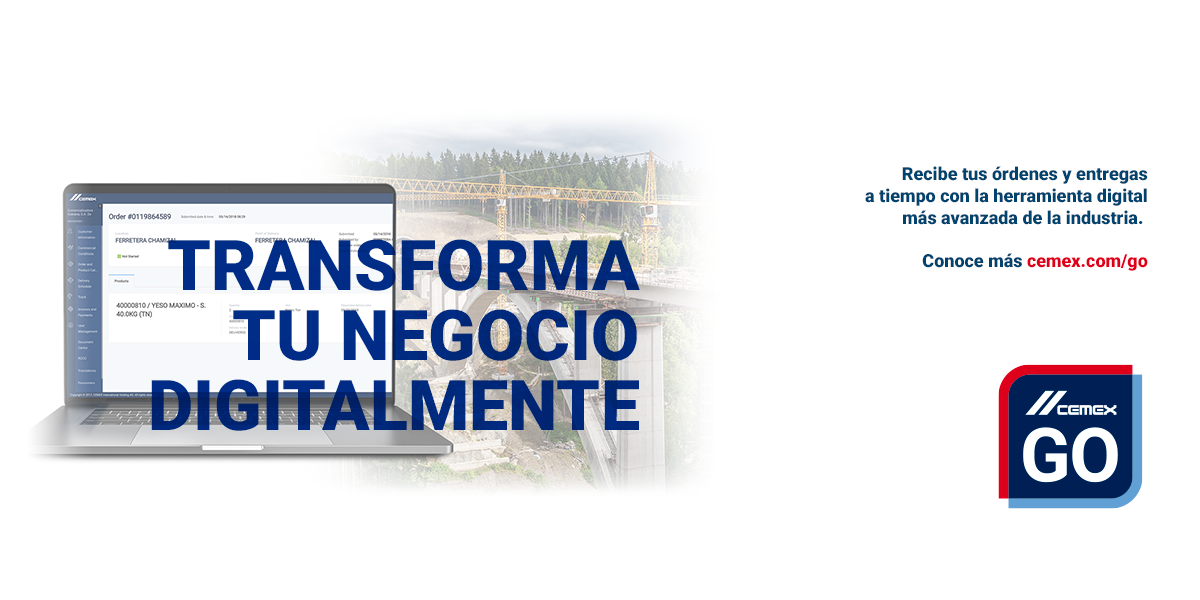 CemexEspana's tweet photo. Mejora tu experiencia de compra con las funcionalidades más inteligentes de compra y rastreo de la industria.Trabaja fácilmente y desde cualquier lugar con CEMEX Go.  
Conoce más en https://t.co/8TKd71Q37H https://t.co/uZulkAhjnU
