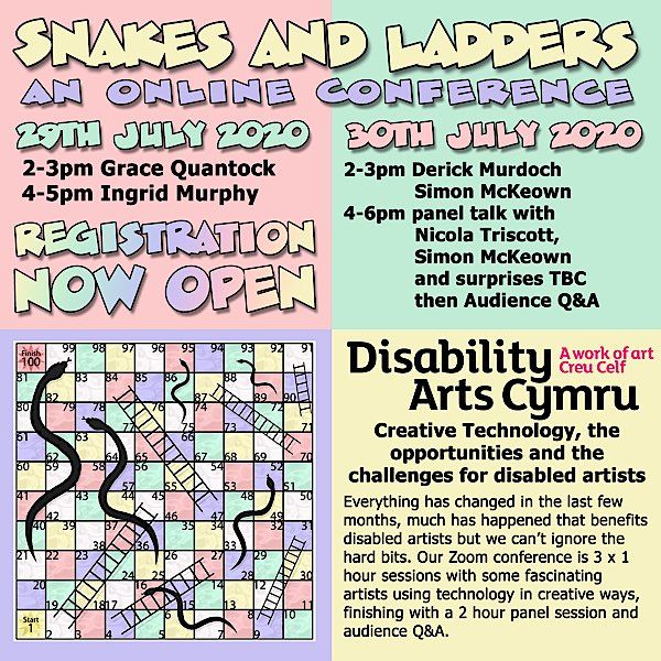 DACymru's tweet photo. Don't worry if you think you are not into technology - this goes way beyond computers and the things you'd normally expect to hear about 'Creative Technology' Here's one word from each presentation title 'trauma', 'objects', 'empathy'. Watch a we explain #EndAbleism #CripTheTech https://t.co/E6DGTXVdkk