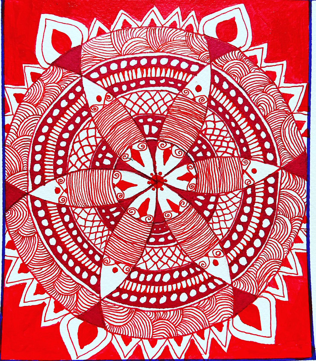 SardaMadhu's tweet photo. #Madhubani #mandala #madhubaniarts #mandala #doodle #zentangle #paint #india #indianarts #art #artist #artwork #artoftheday #home #interiordesign #instaart #sketch #msarts #warliart #tutorial #arttutorials #bahrainhomes #artbahrain #bahraindecor #bahrainart #bahrainartists https://t.co/usOb2KC6sp