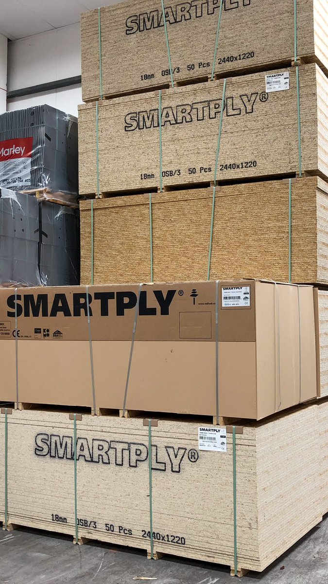 JJ_Roofing's tweet photo. 5 days remain of our #Smartply #OSB3 8FT x 4FT (2.44M x 1.22M) boards for only £13.95+VAT in-store only while stocks lasts. Find your nearest store on our website https://t.co/IIio1jQxZa or call 0333 7000 000 to place your order.
#OSB #OSBBoard #Roofing #RoofingMaterials https://t.co/69cUUI6xKX