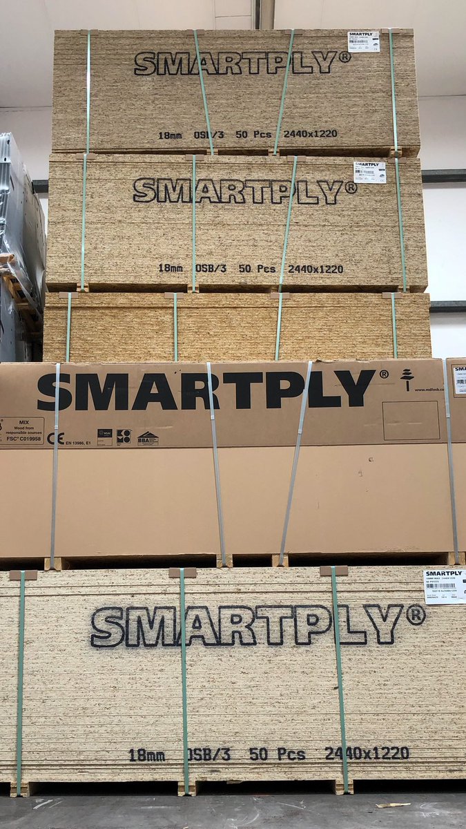 JJ_Roofing's tweet photo. 5 days remain of our #Smartply #OSB3 8FT x 4FT (2.44M x 1.22M) boards for only £13.95+VAT in-store only while stocks lasts. Find your nearest store on our website https://t.co/IIio1jQxZa or call 0333 7000 000 to place your order.
#OSB #OSBBoard #Roofing #RoofingMaterials https://t.co/69cUUI6xKX