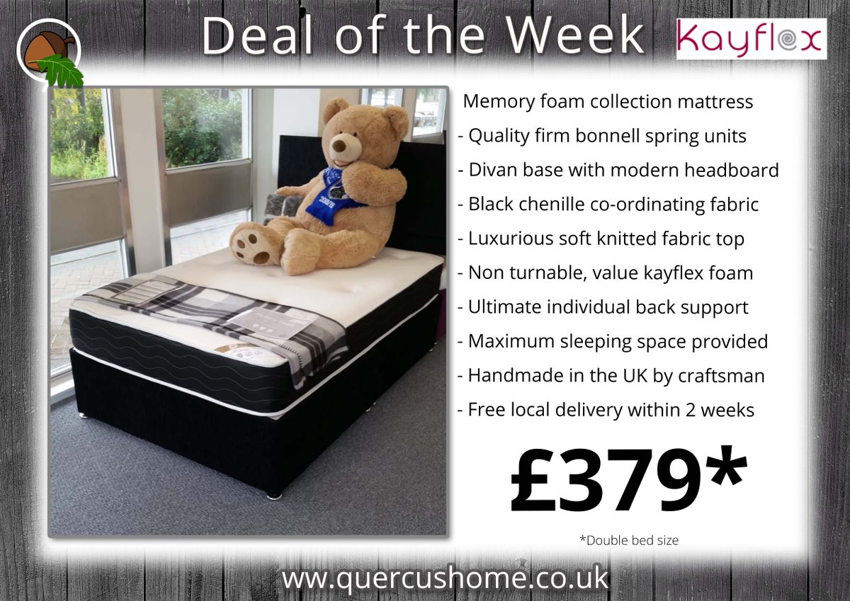 QUERCUS HOME DEAL OF THE WEEK !!!