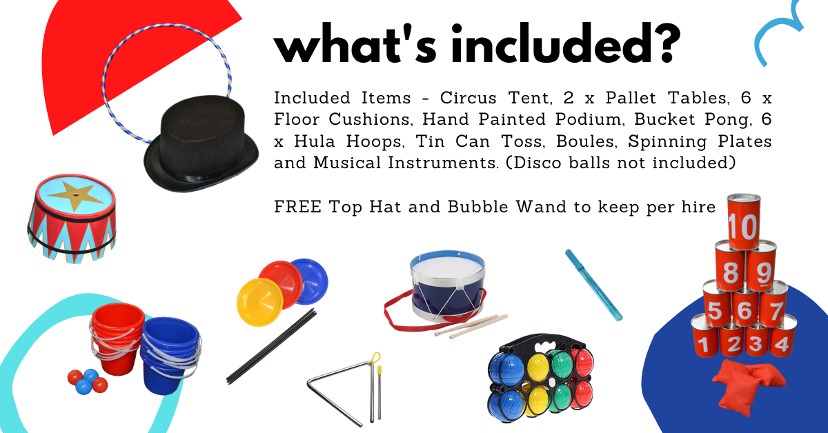 ShinyPeople_'s tweet photo. 🎪 Hire our Circus themed garden set up in Birmingham today! 🎪 
For children aged 3+ Complete with pallet tables, cushions, a podium seat, circus play tent and games listed in the picture below. Drop us a message for more details! #gardenparty #kidspartydecor #partyhire #circus https://t.co/POQd5VFgyc