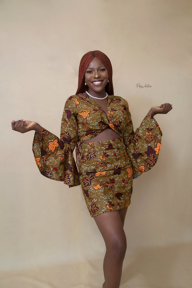 TemaFashion's tweet photo. TEMANKARA COLLECTION!!!⠀
⠀
The ‘ADAEZE’ two piece⠀
⠀
Price: NGN 5,000⠀
⠀
Size: 6-14 AVAILABLE (size 16 and above on request)⠀
⠀
Photography: @papi_anthov 
Make up: @Its_luchyee 
Accessories:@TheOnlyMoj https://t.co/rY9zwPi8wX