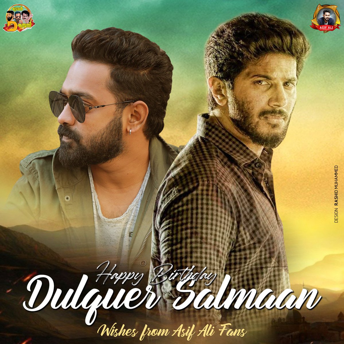 AsifAliFC1's tweet photo. #HappyBirthdayDULQUER Wishes From @AsifAliFC1 https://t.co/VmGt6lxopf