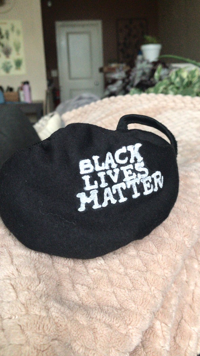 Turt_17's tweet photo. My girlfriend was forced to quit her job at @DutchBros today and I couldn’t be more proud of her. She wore a Black Lives Matter mask to work. Dutch Bros said they said it was too political. But that’s not what their statement says. https://t.co/XAjhzyvYXq