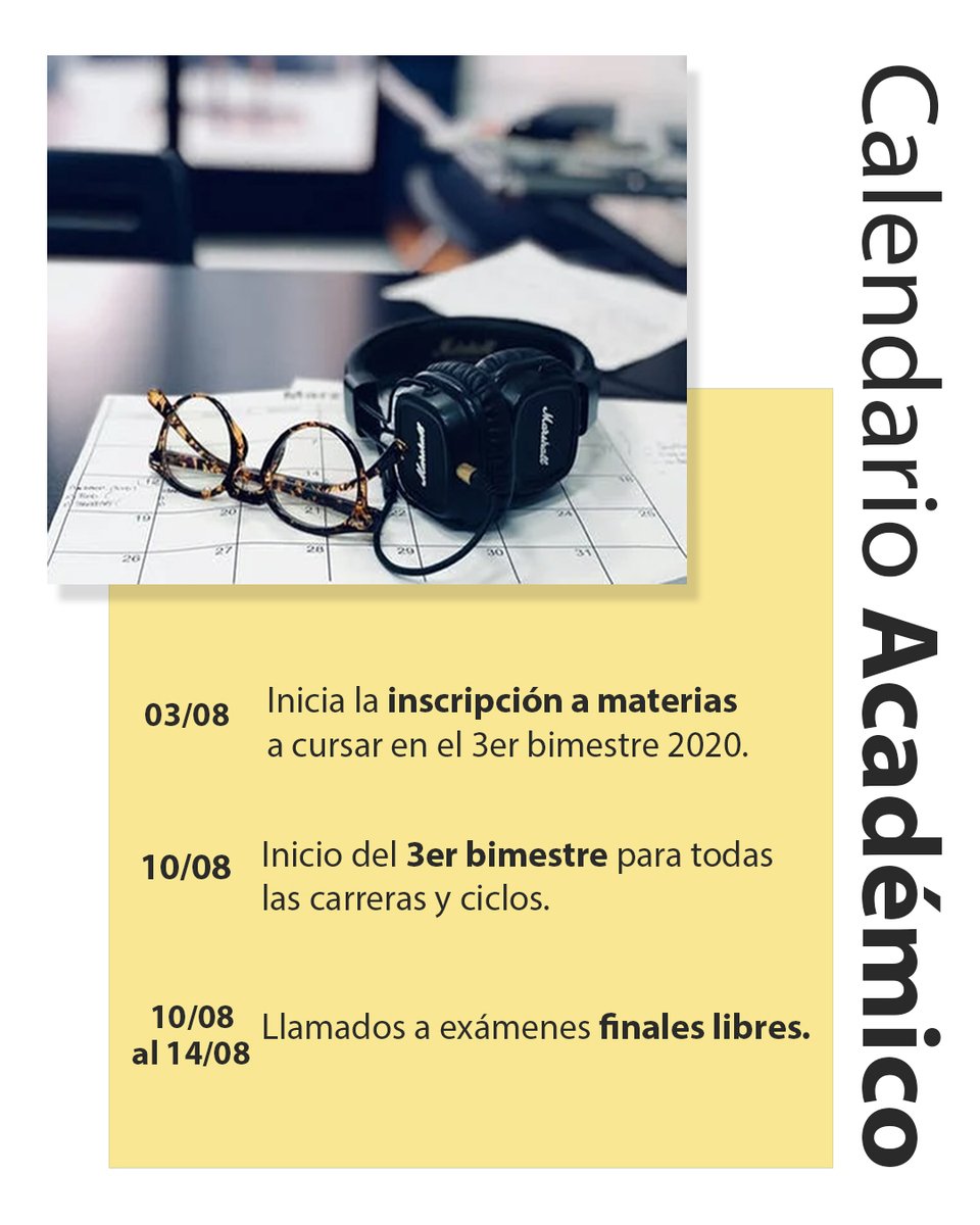 UCESVirtual's tweet photo. 📅 CALENDARIO ACADÉMICO AGOSTO
-
📌 Guardá la publicación así podés chequear las fechas importantes a tener en cuenta este mes.
-
#UCESVirtual #EduaciónADistancia https://t.co/2wFVr9HW4q