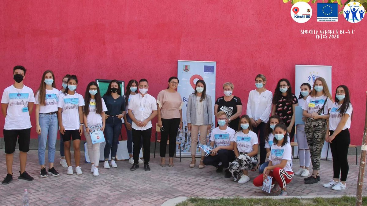 EUUnitPatos's tweet photo. 1/2 The last day of the "EU Summer School Patos", brought together important actors working on the 🇪🇺 Integration path of 🇦🇱. Students had an excellent discussion with Ms.@rudina_hajdari - Chairwoman of the NCEI 🇪🇺, #Mayor Balilaj, &amp; Ms. Trebicka-Team Leader of #MfE. 
@LSorecaEU https://t.co/jBvpjLsWCm