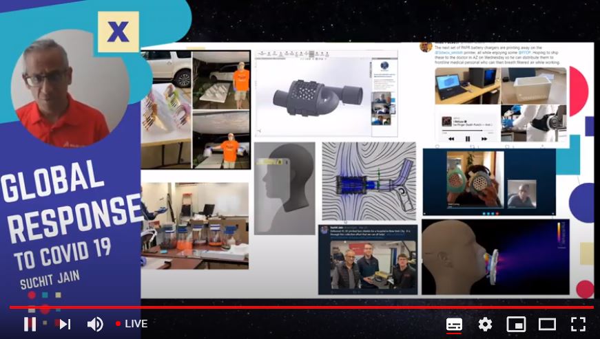 abhishekbali's tweet image. @suchitjain, VP- #SOLIDWORKS Strategy & Business Development, talking about @Dassault3DS #SOLIDWORKS and @3DEXPERIENCELab Open COVID-19 Community impact in mobilizing #makers #startups #experts @Fred3ds @suchitjain @BernardCharles @gpbassi @AlBunshaft @marieplanchard1 @fablass