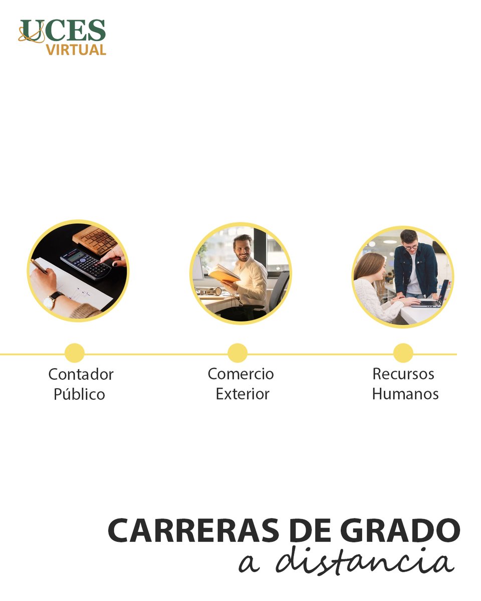 UCESVirtual's tweet photo. 🔜 Faltan pocos días para comenzar el 3er bimestre.
-
👉 Deslizá y conocé las carreras de grado que podés estudiar en #UCESVirtual.
-
💬¡Para más información indicanos tu mail y provincia y te contactaremos!
https://t.co/M6nMr3RWms https://t.co/SjNV9UVpoD