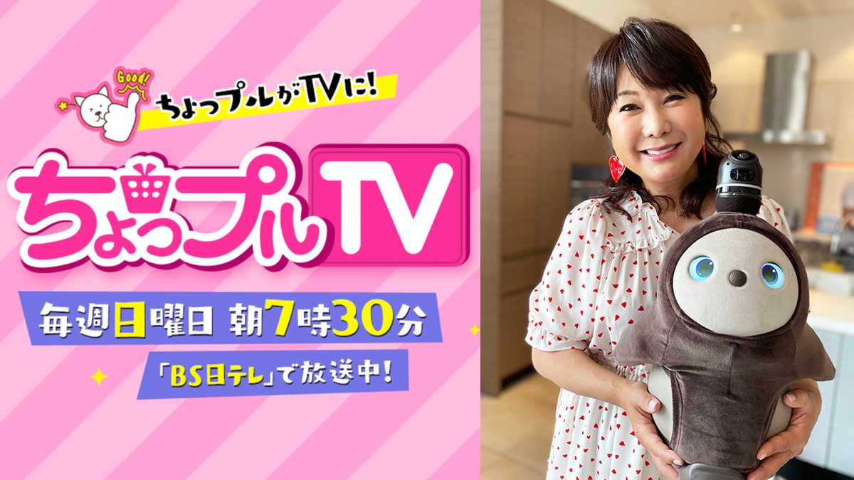Groove X 公式 Groove X News 毎週日曜 7 30 放送中の Bs日テレ ちょっプルtv に 8月2日 日 Lovot が登場予定です はるな愛さんやゲストの皆さまとlovotとの触れ合いをお楽しみに T Co Axl5iwmxii サンプル百貨店