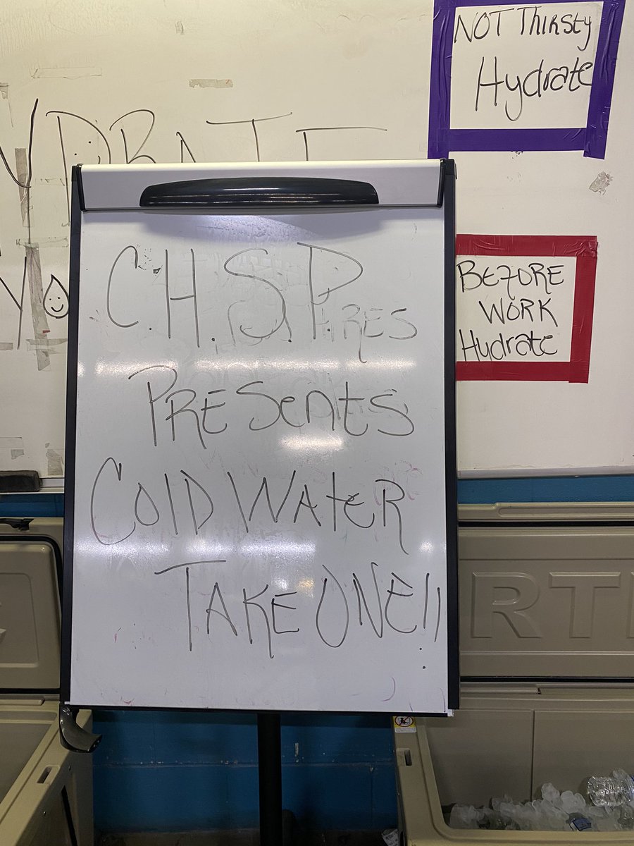 ftw_preload's tweet photo. CHSP preload presents cold water please take one and stay hydrated #ftwpreload @SafetyShae @NilesShawna @nicholasewest @TerriGates12 @GValadez88 @SergioC35892785 @RedRiverUPSers @hill_deryl https://t.co/ysKP2TUAJs