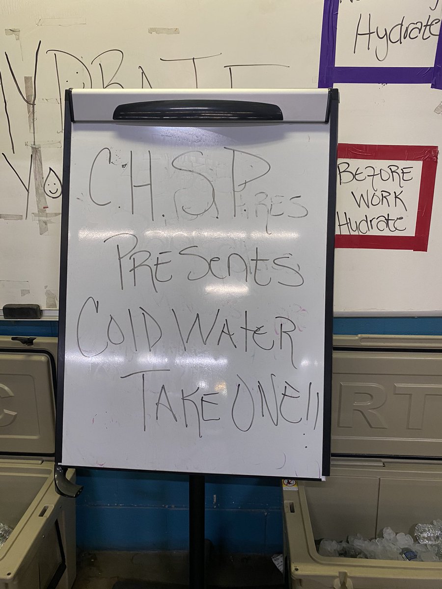 ftw_preload's tweet photo. CHSP preload presents cold water please take one and stay hydrated #ftwpreload @SafetyShae @NilesShawna @nicholasewest @TerriGates12 @GValadez88 @SergioC35892785 @RedRiverUPSers @hill_deryl https://t.co/ysKP2TUAJs