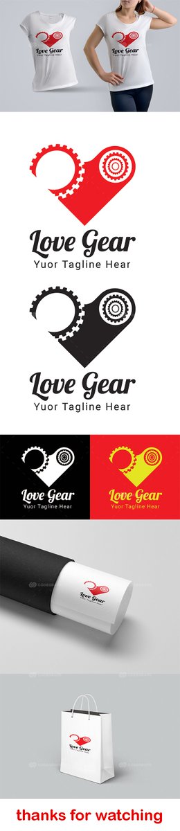 codegrape's tweet image. Love Gear Logo on #codegrape codegrape.com/item/love-gear…