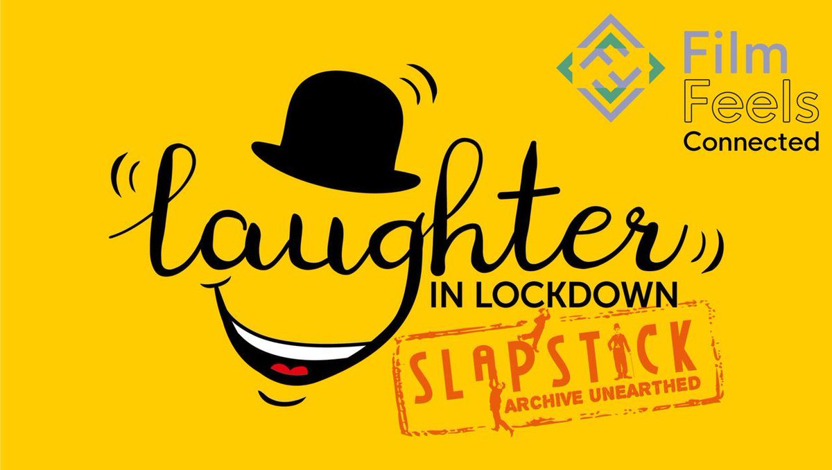 SlapstickFest's tweet photo. We have another #laughterinlockdown video premiering on Friday! Subscribe to our @YouTube channel to be notified when it goes live! https://t.co/JRpXuR8D0u https://t.co/zCdtf4oWgY