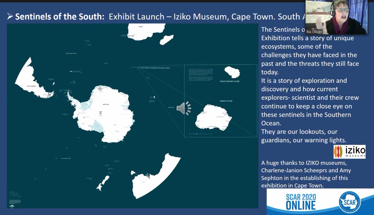AntarcticHASS's tweet photo. The @Iziko_Museums at #CapeTown has a permanent exhibition "Sentinels of the South" curated among others, by @Antarcticlegacy - The exhibit is translated into 11 indigenous #African languages!
#Session36 #SCAR2020 https://t.co/kqgVsQb08E