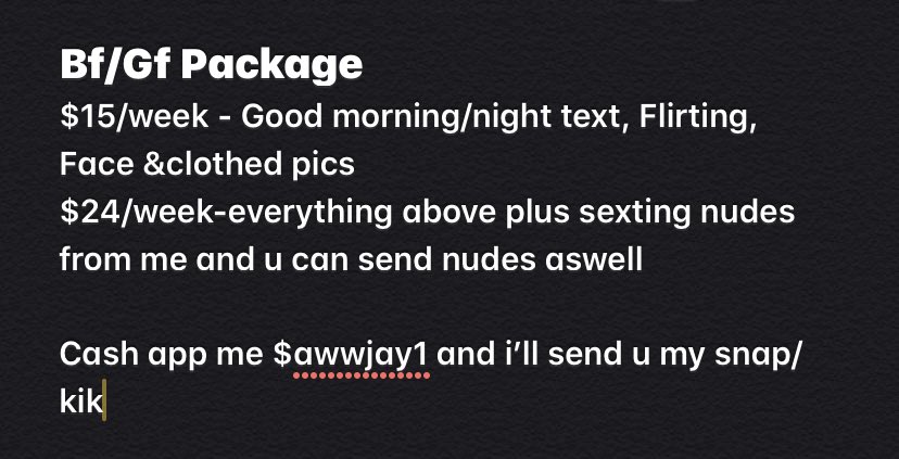 miss_stonr's tweet photo. Now offering the Gf Package 😘 https://t.co/4Ec2LpTL3g