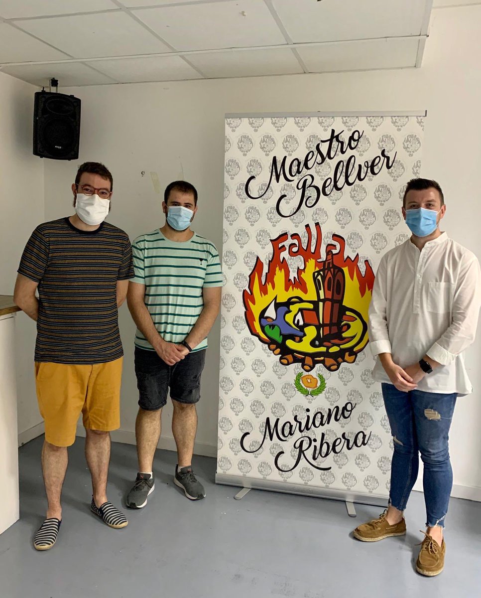 FallaMaestro240's tweet photo. FALLAS 2022 🔥|

Nos complace anunciaros el fichaje del artista @FernandoFoix para la falla infantil y la continuidad de los artistas de #sacabutxart para la realización de las fallas de nuestro 50 aniversario, las fallas 2022.

1/3
#Fallas2022 https://t.co/NCuxBeMqcy