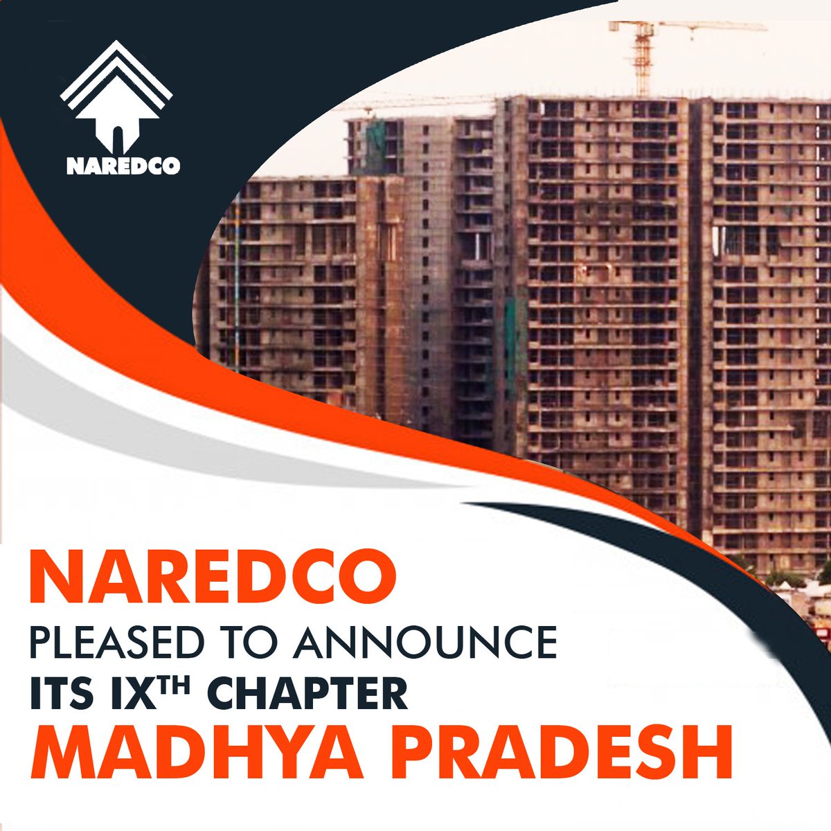 NaredcoNational's tweet photo. NAREDCO pleased to announce its IXth chapter Madhya Pradesh.
#NAREDCO #StateChapters
@HardeepSPuri @MoHUA_India @N_Hiranandani @jainparveen @NaredcoWest @karnaredco @gaurav2311 @naredcoindia @naredcoap @infonaredcohry https://t.co/9dd7WGRmMk