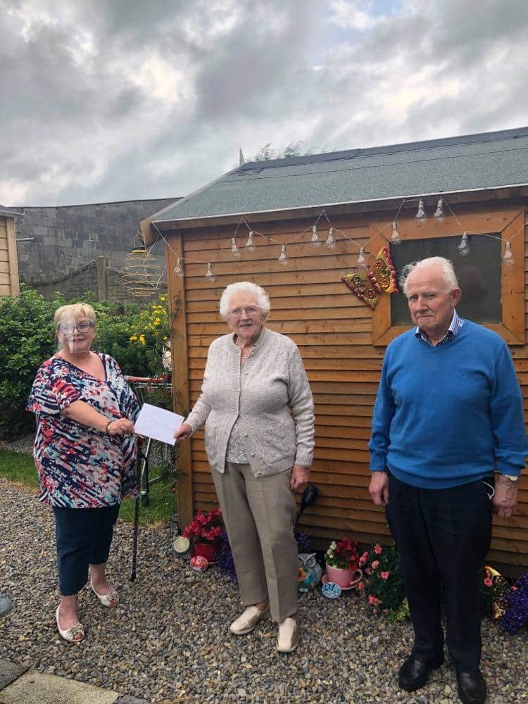 Dungarvan2018's tweet photo. Cian O'Sullivan cycled from his home in Dublin to see his Nan Una in Abbeyside , Dungarvan. 
Cian asked his Nan for one of her favourite groups &amp; Una choose Surprise Surprise Dungarvan  &amp; VDP Abbeyside &amp; the third charity to be picked was Alone. Cian donated €300 to us. ❤ https://t.co/n18ZPb4TU3