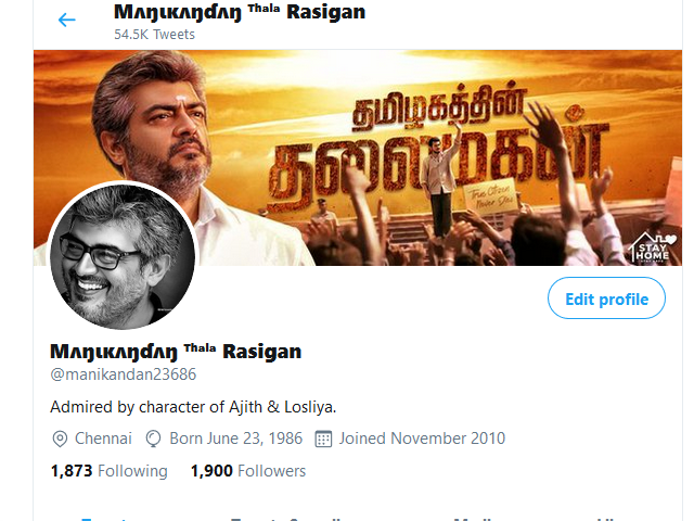 manikandan23686's tweet photo. #28YrsOfAjithismCDPBlast

Thanks For 1900 Followers

Unity is our strength

#valimai https://t.co/4n3YT7TGV4