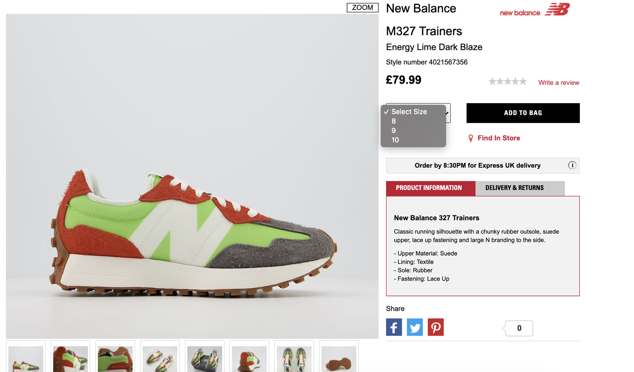 new balance web express