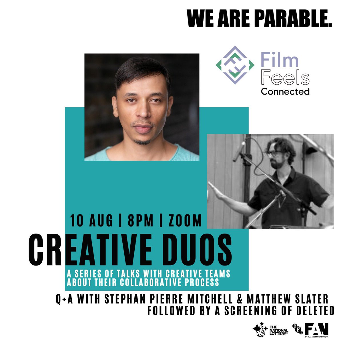 weareparable's tweet photo. Looking forward to this one.. https://t.co/FjZdg4juzn
#filmfeelsconnected #creativeduos https://t.co/ddioYfoI9N