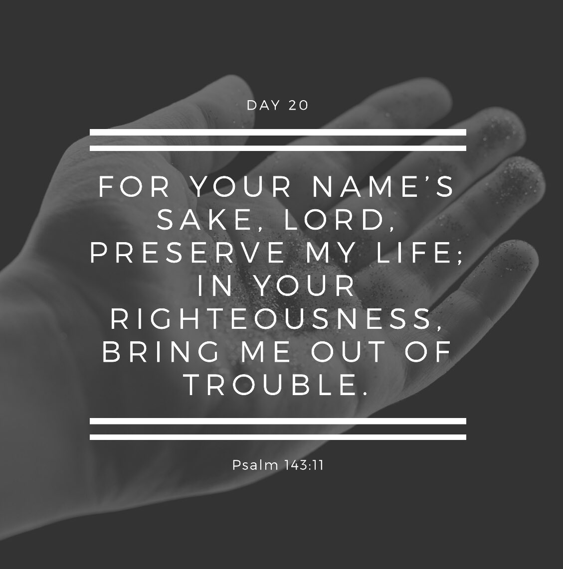 UCatOKSTATE's tweet photo. - Day 20 -
Continue this prayer in your own way. Ask God to use you for his purposes. Ask him to give you eyes to see in love like he does so that he may be made known. https://t.co/yh8AJgO70V