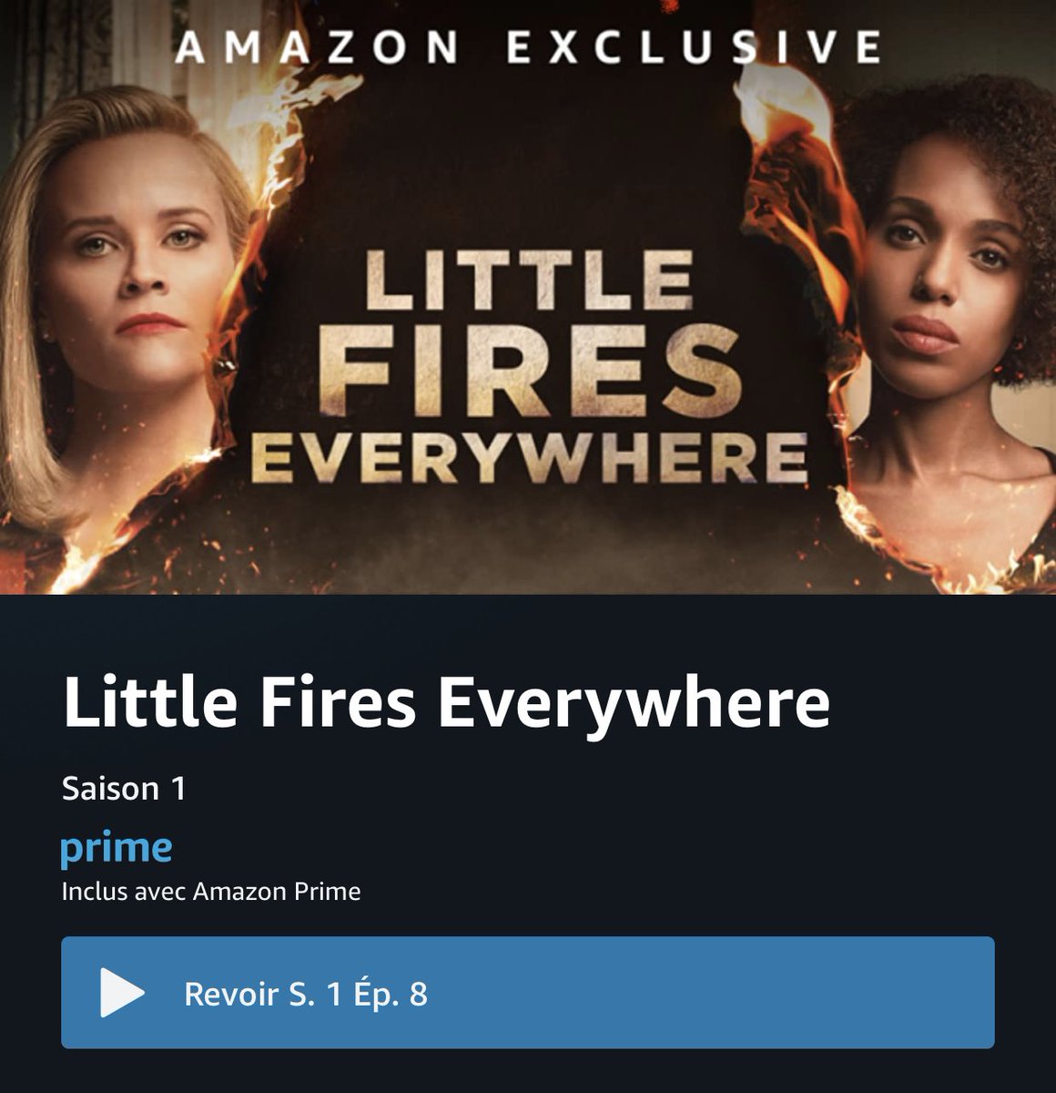 RumpleFlo's tweet photo. Franchement ⭐️⭐️⭐️⭐️⭐️ à voir ! Ce final 🔥 #LittleFiresEverywhere https://t.co/AtrGHtPbng