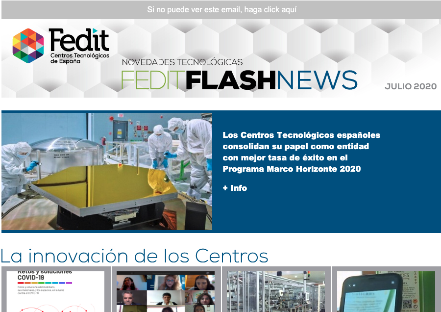 Fedit's tweet photo. Los #CentrosTecnologicos consolidan su papel como entidad con mejor tasa de éxito en el programa europeo de I+D+I @EsHorizonte2020. Consulta más noticias de #innovacion en el Newsletter #FeditFlashnews https://t.co/9XWeT66Bib https://t.co/6DkKG1dp22