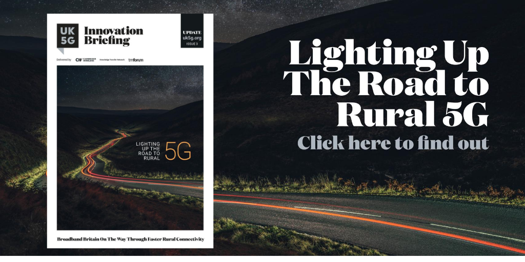 _UKTIN's tweet photo. ⚡ #UK5G Innovation Briefing Issue 3 is available online ⚡ 
Find out what's inside along with details on issue 4 which is now in production https://t.co/IXmNqFONxH https://t.co/rQ55KYpcYu