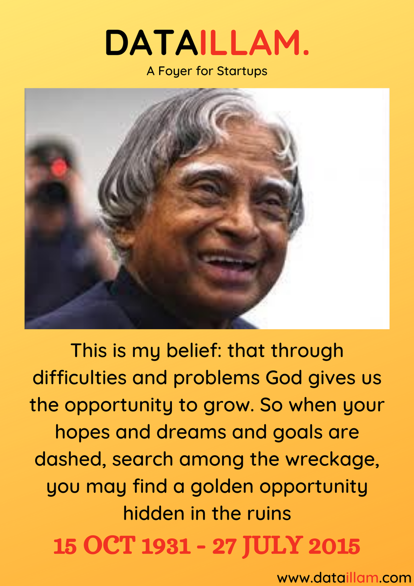 dataillam's tweet photo. Remembering one of the most loved legend,
Dr. A. P. J. Abdul Kalam
15 October 1931 - 27 July 2015
Former President of India
#dataillam #abdulkalam #apjabdulkalam #APJAbdulKallam https://t.co/Nob30v74lH