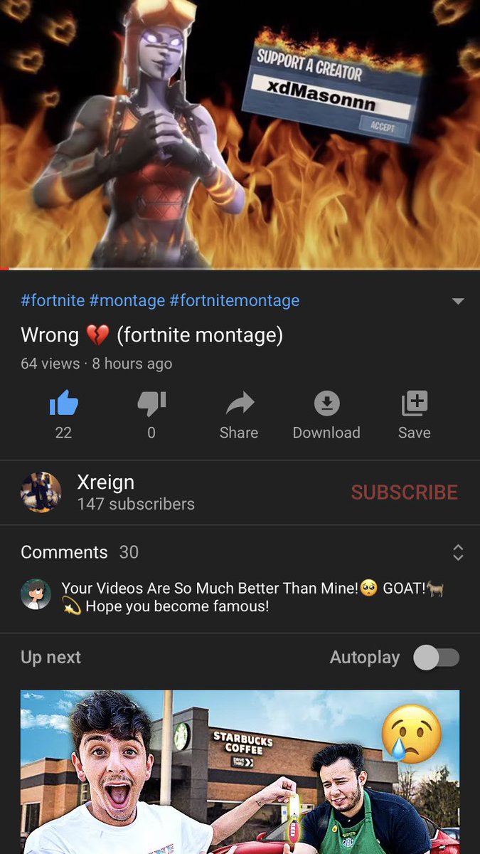 mockszn's tweet photo. https://t.co/EzcjOtqXpO new yt video go sub and like please comsole player btw #fortnite #fortnitemontage #fotniteteams #frchronic #chronicrc #chronicsback @FRChronic #continuerc https://t.co/WhhF29M5RM