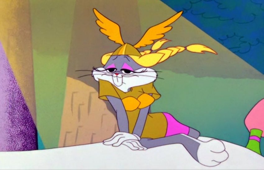 DavidOpie's tweet image. Happy 80th birthday to #BugsBunny, America’s first drag superstar! 🎂