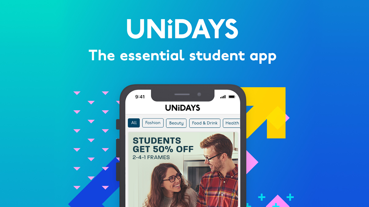 Students can benefit from 50% off our stylish 2-for-1 frames.
For instant access to fantastic savings, all you need to do is set up an account and verify your student status with UNiDAYS.
bit.ly/3g49wht