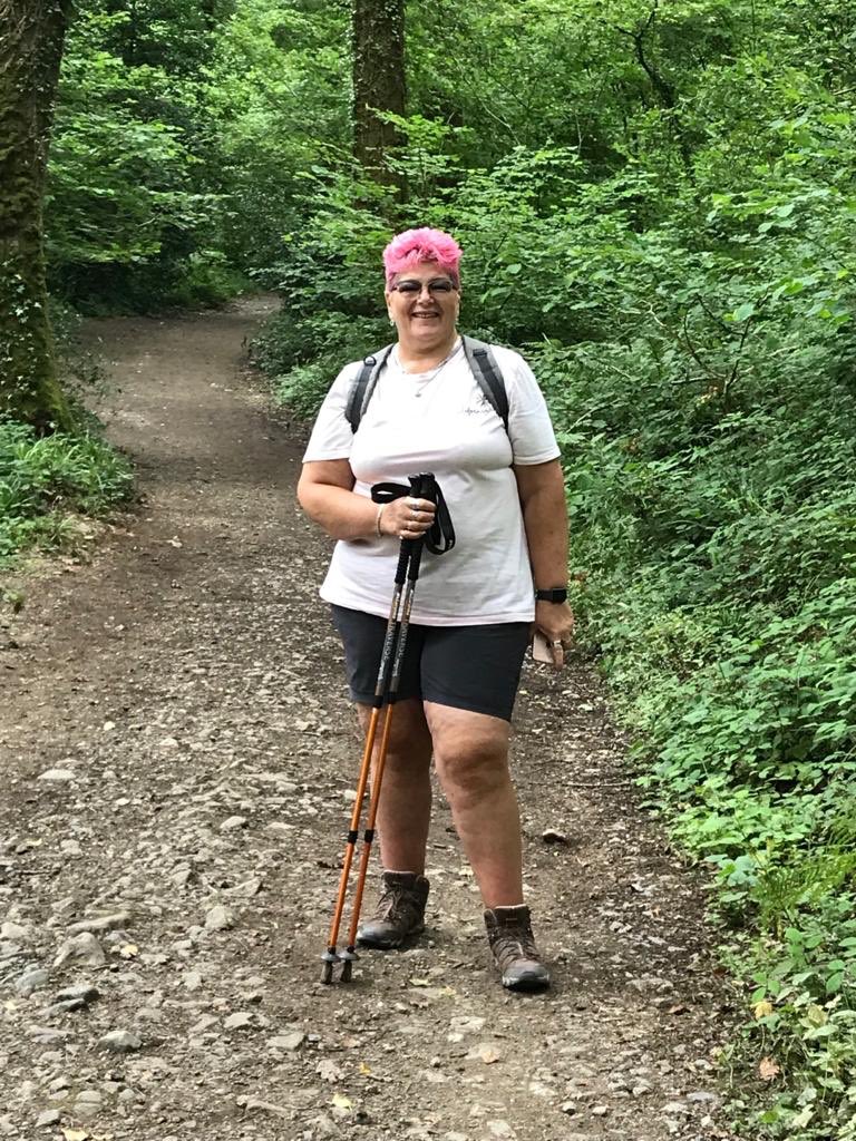 loulouscorpio's tweet photo. Great 6 mile walk yesterday with ☕️ in the woods with great company! 🦋🌲👣🐞🍁🌲🍄😃 #LETSMOVEDEVON #MoreMovement #MotionIsLotion @Trewern_K @activedevon @RamblersGB @WorksWalking @healthywalks @DevonRamblers @PhysioPainAssoc @get_btr @BritishPainSoc @livewellpain https://t.co/3dUeWLGLsW